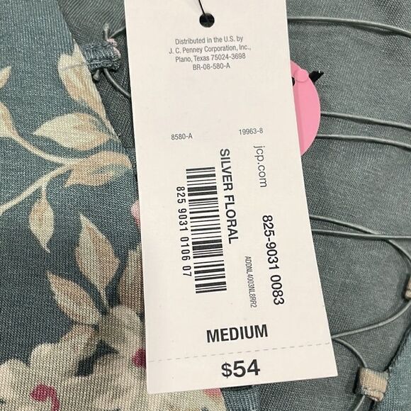 NWT Bold Elements Green Floral Dress.  Size M medium 8/10 - Picture 3 of 11